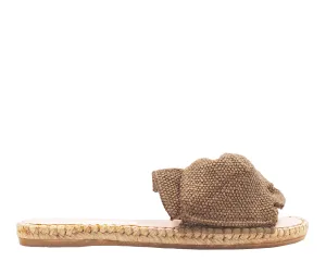- Mega sale Sandals Flat Holiday markdown with - Yucatan Knot Beige