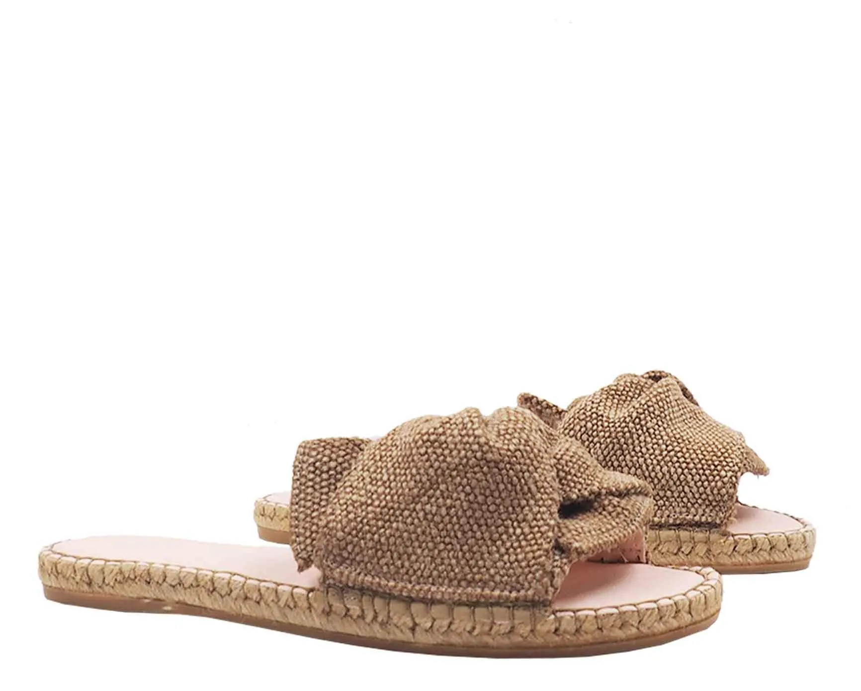 - Mega sale Sandals Flat Holiday markdown with - Yucatan Knot Beige