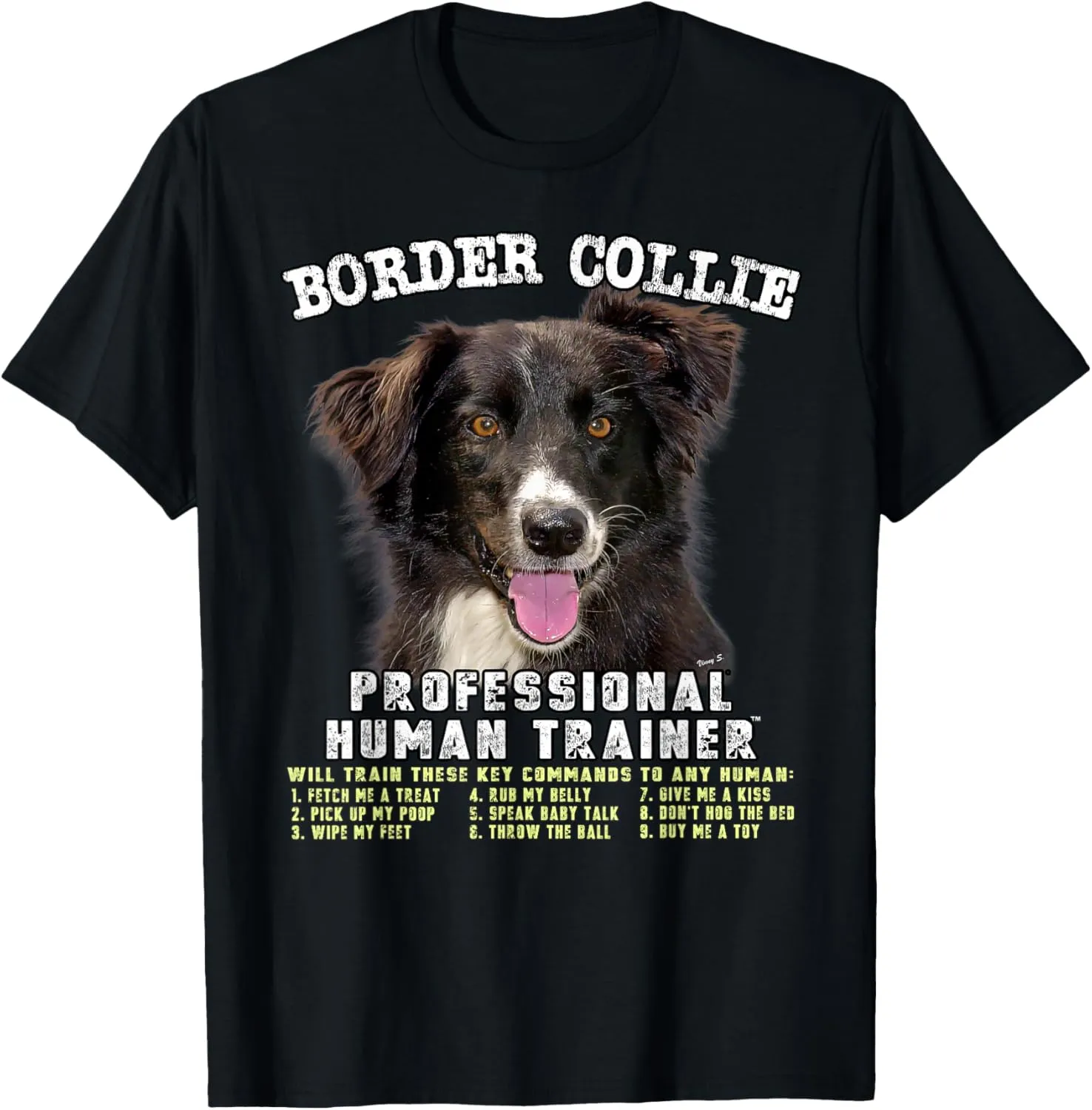 Border Collie Professional Human Trainer T-Shirt