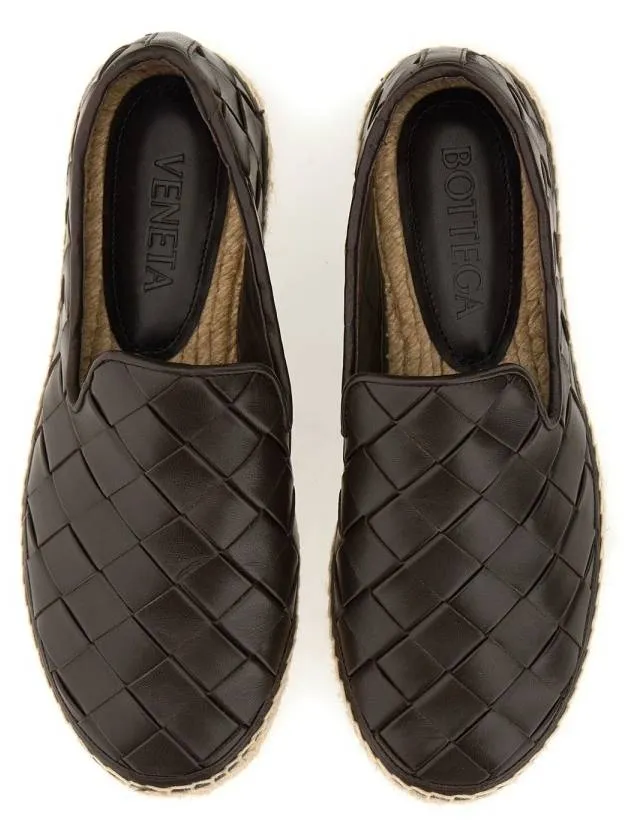 Bottega Veneta Jack Intrecciato Leather Espadrille Fondant