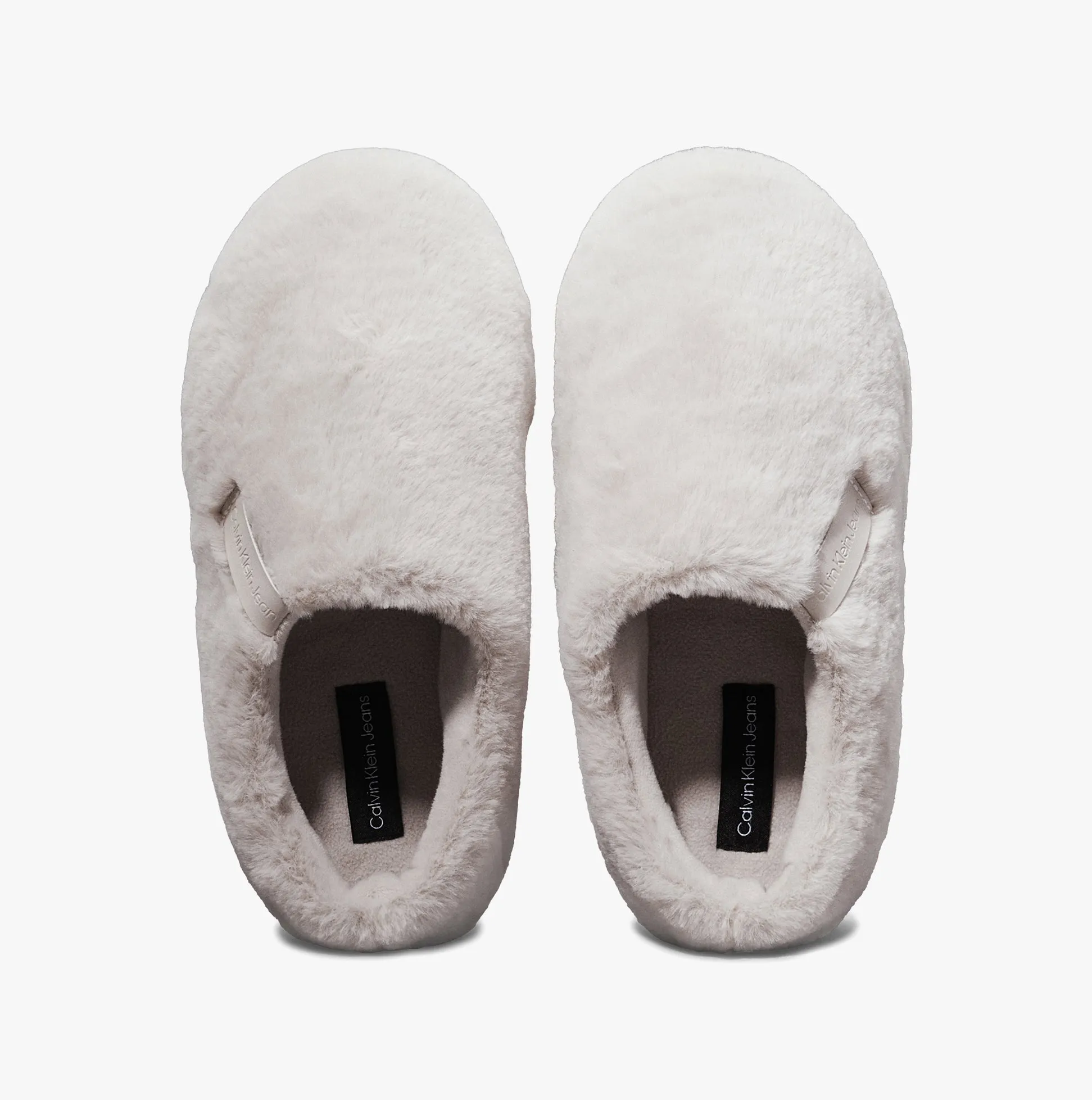 Calvin Klein HOME ANKLE Womens Mule Slippers Triple Eggshell