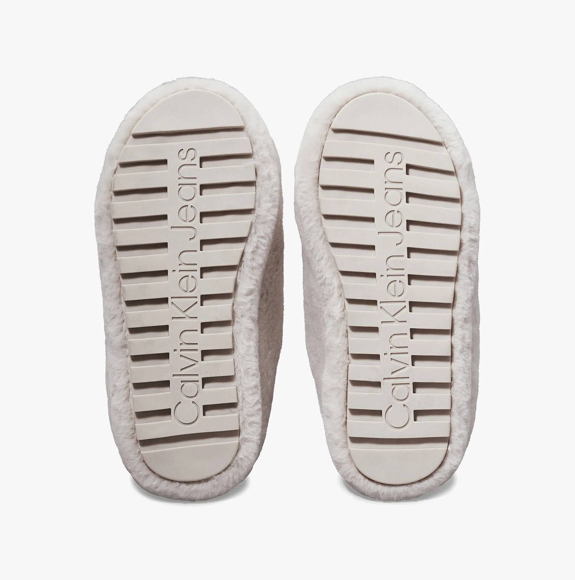 Calvin Klein HOME ANKLE Womens Mule Slippers Triple Eggshell