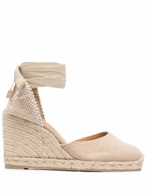 Castaner Beige Flat Espadrilles