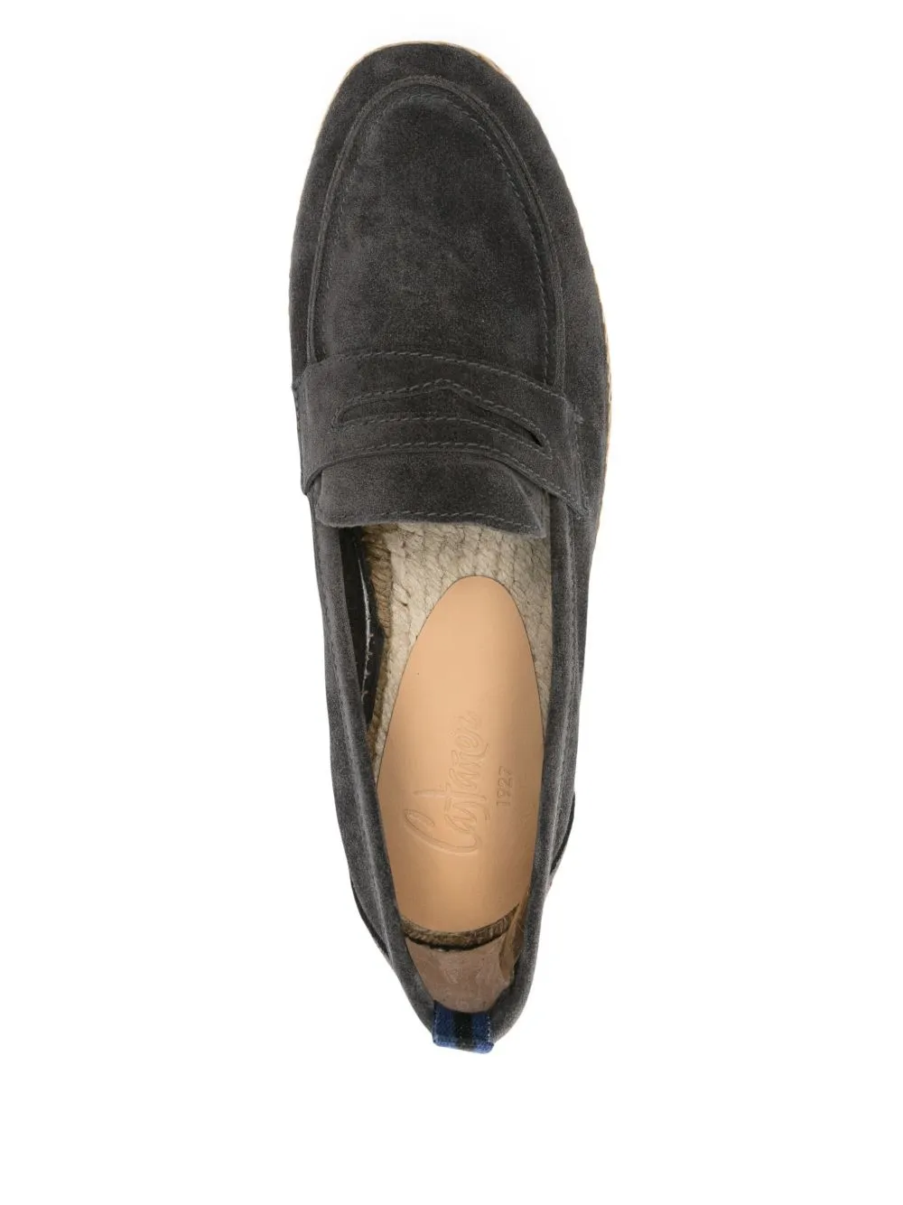 Castaner Men's Grey Flat Espadrilles