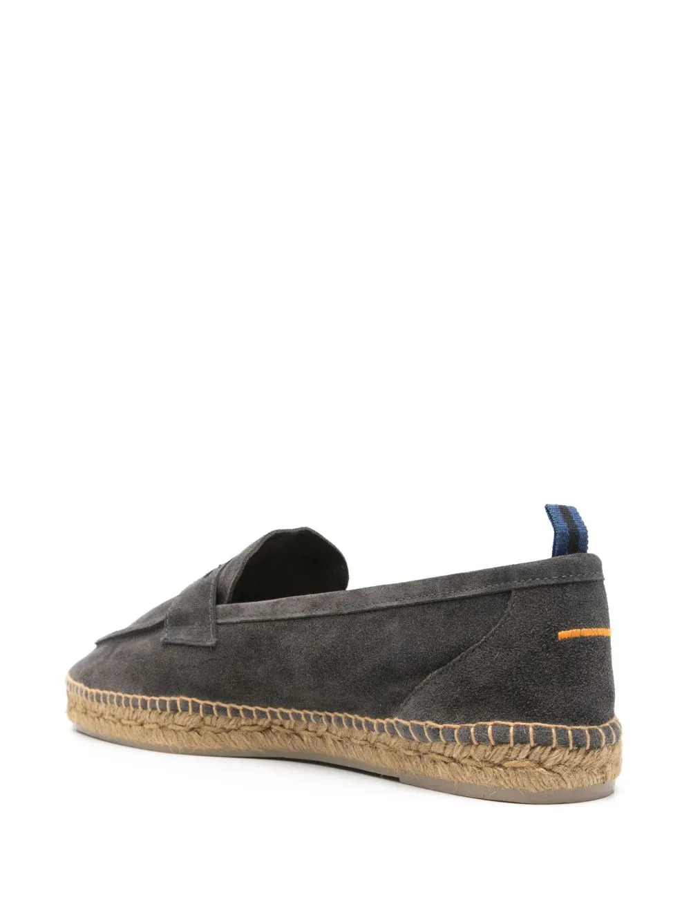 Castaner Men's Grey Flat Espadrilles