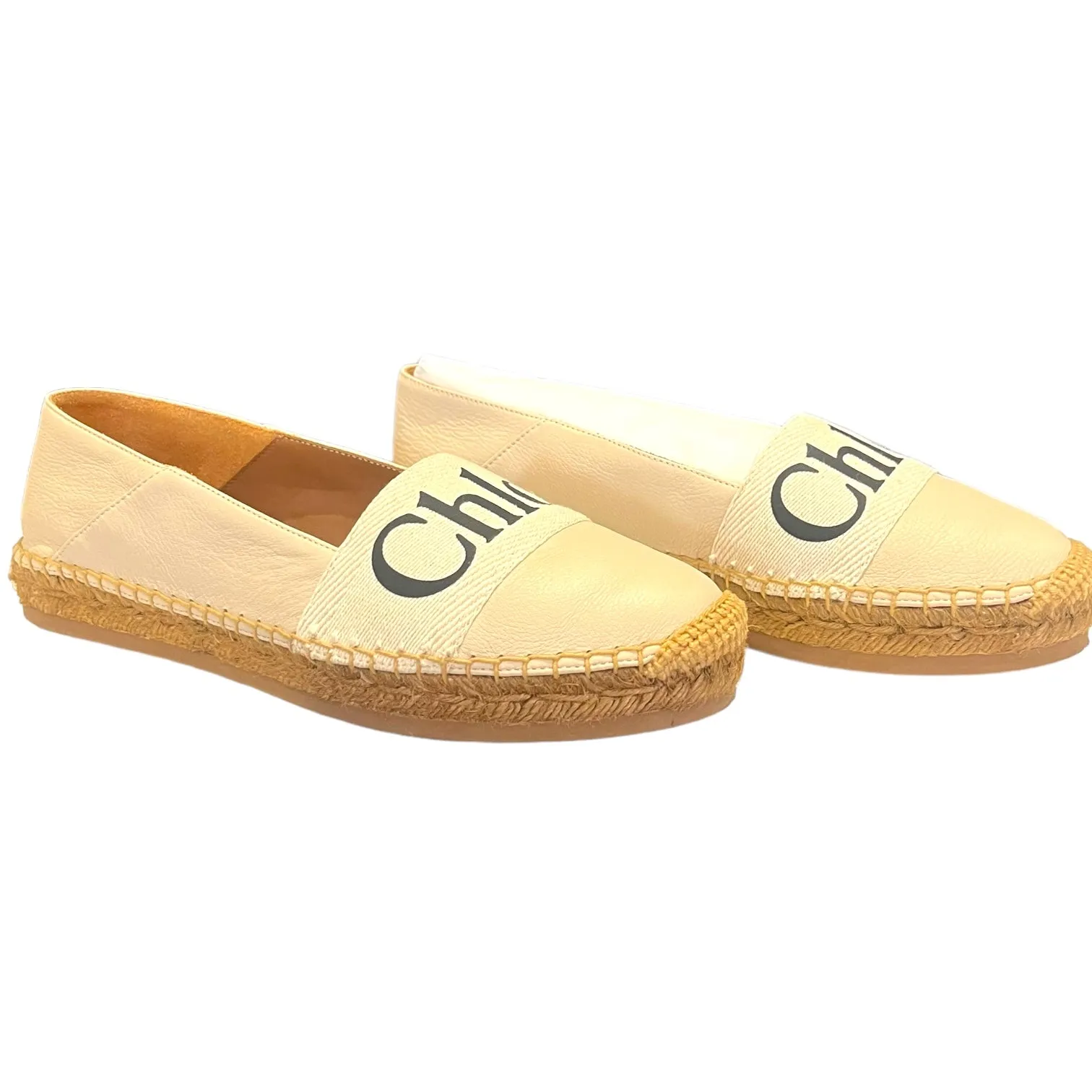 Chloe Nude Espadrilles - 6 - NEW
