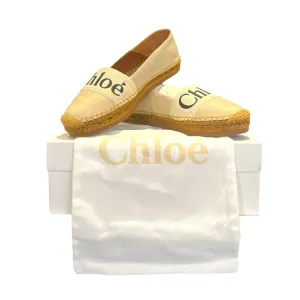 Chloe Nude Espadrilles - 6 - NEW