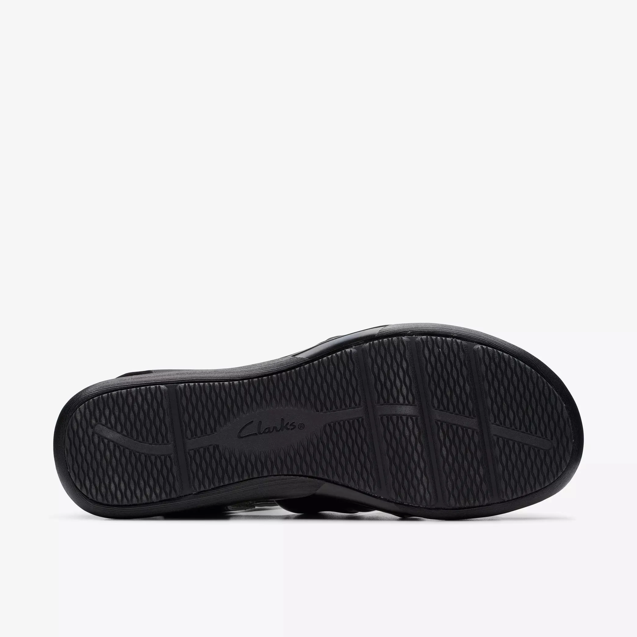 Clarks Kitly Ave Women’s Sandal – Black Leather