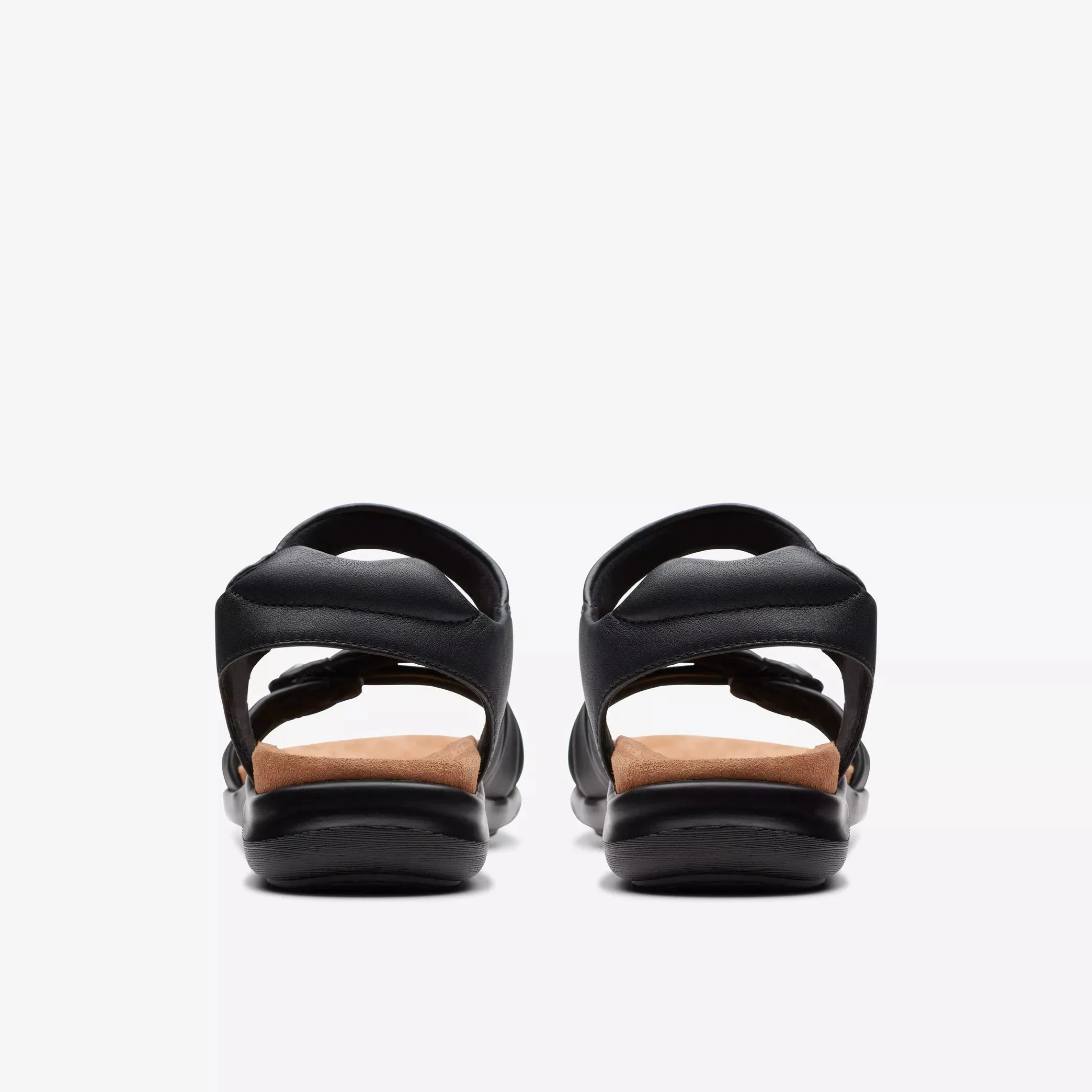 Clarks Kitly Ave Women’s Sandal – Black Leather