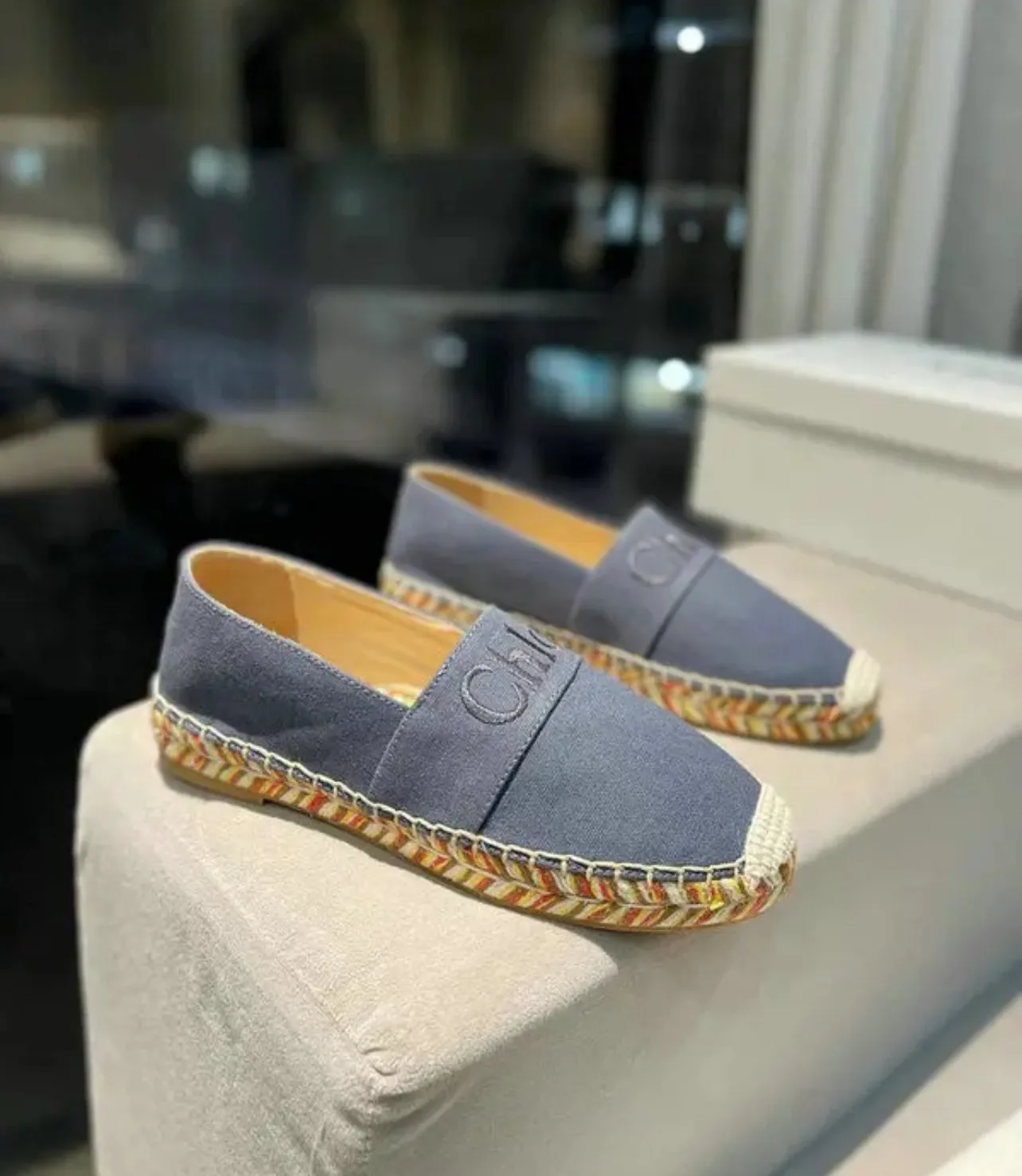 Denim Espadrilles