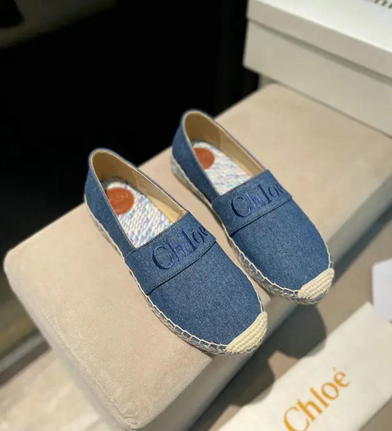 Denim Espadrilles