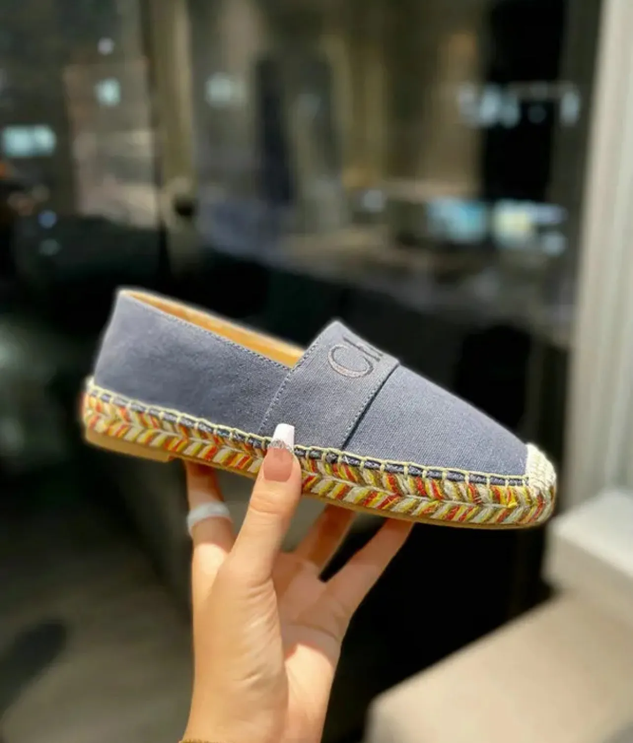 Denim Espadrilles