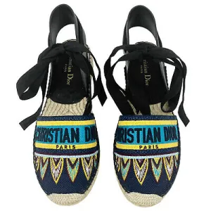 Dior Nicely-D Embroidered Espadrilles