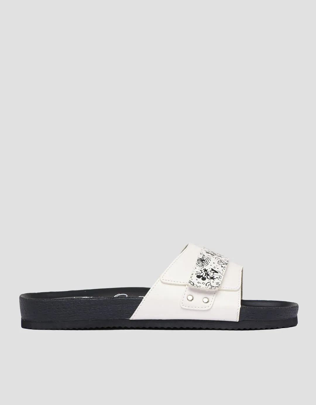 Disney Detail Velcro Sandal Slipper Wanita