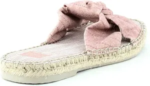 Dolce Vita Women's Benicia Slide Sandal, Blush Linen, 6.5 M US
