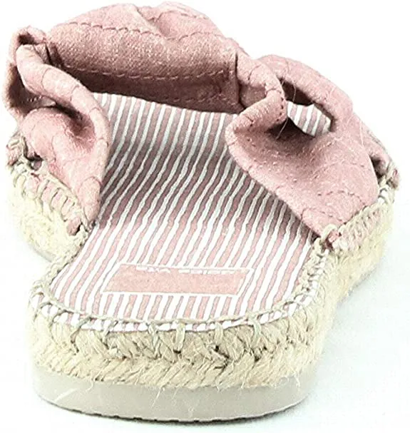 Dolce Vita Women's Benicia Slide Sandal, Blush Linen, 6.5 M US