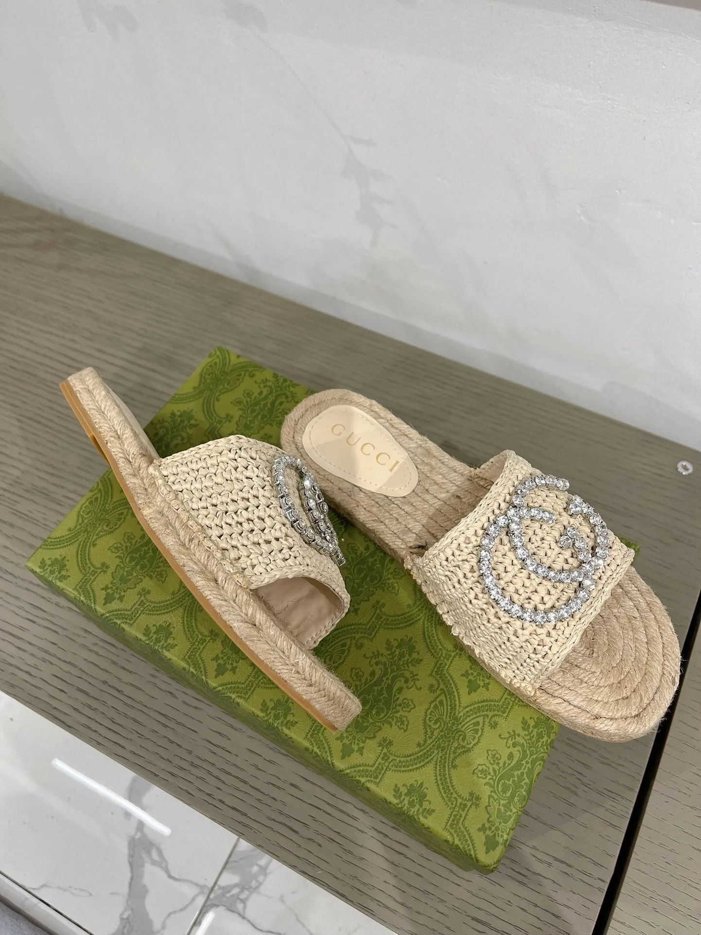 ESPADRILLE FABRIC GG Timely delivery INTERLOCKING G Gucci CREAM Trending product