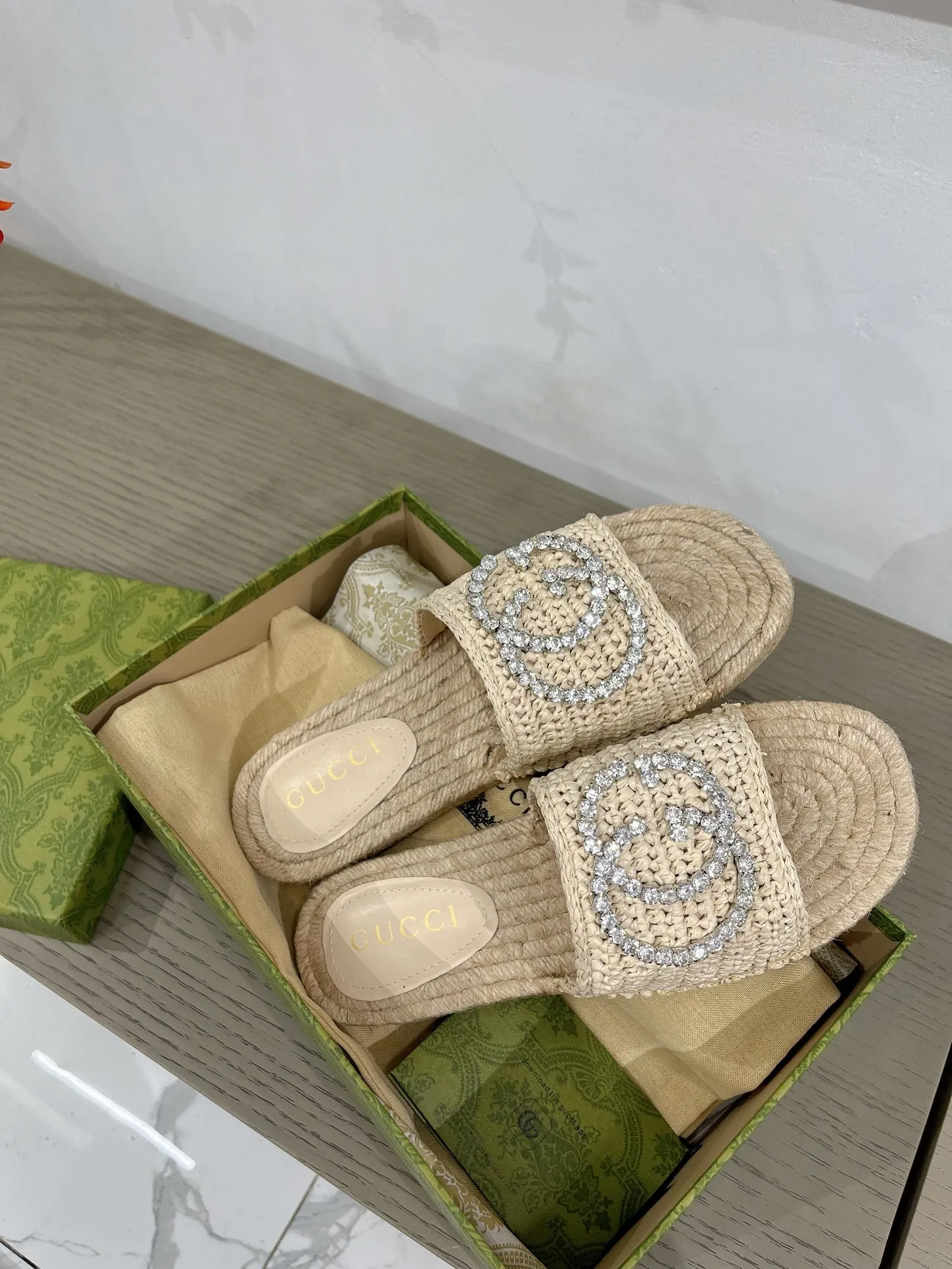 ESPADRILLE FABRIC GG Timely delivery INTERLOCKING G Gucci CREAM Trending product
