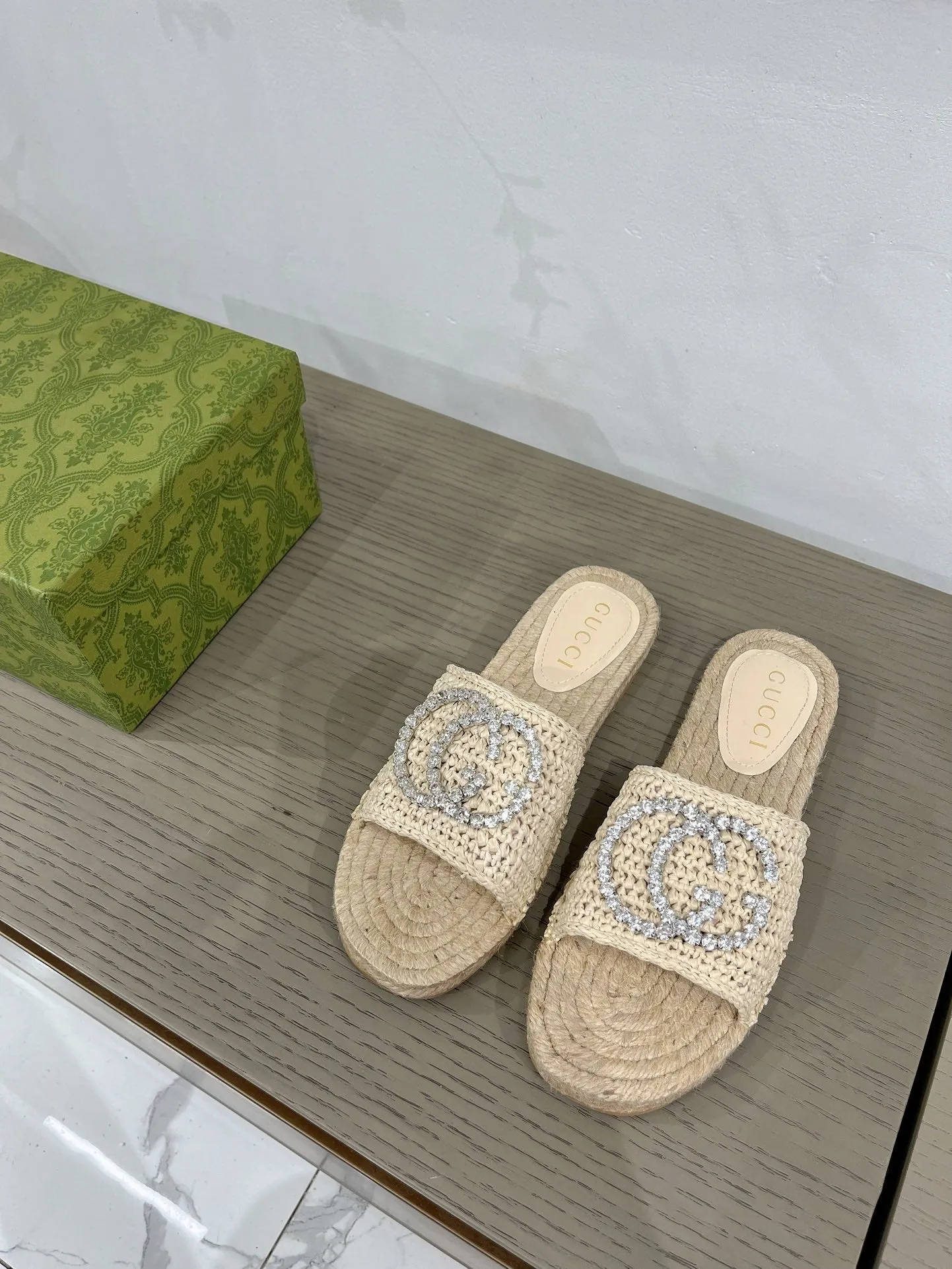 ESPADRILLE FABRIC GG Timely delivery INTERLOCKING G Gucci CREAM Trending product