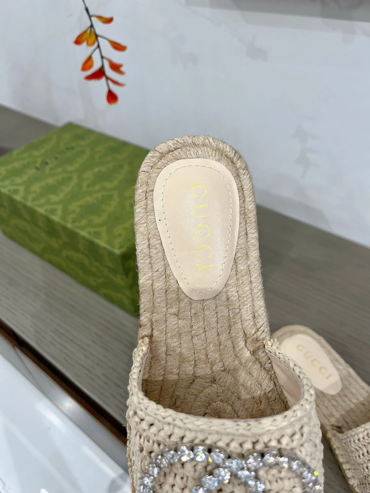 ESPADRILLE FABRIC GG Timely delivery INTERLOCKING G Gucci CREAM Trending product
