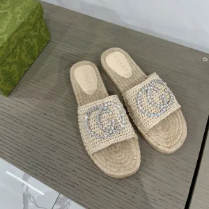 ESPADRILLE FABRIC GG Timely delivery INTERLOCKING G Gucci CREAM Trending product