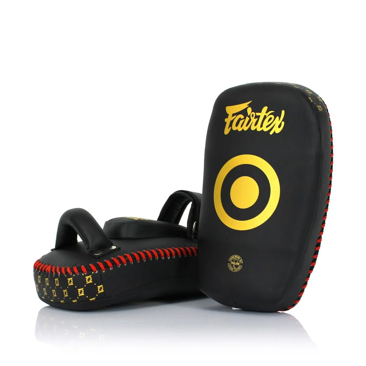 FAIRTEX KPLC6 Light Weight Thai Kick Pads Black/Gold