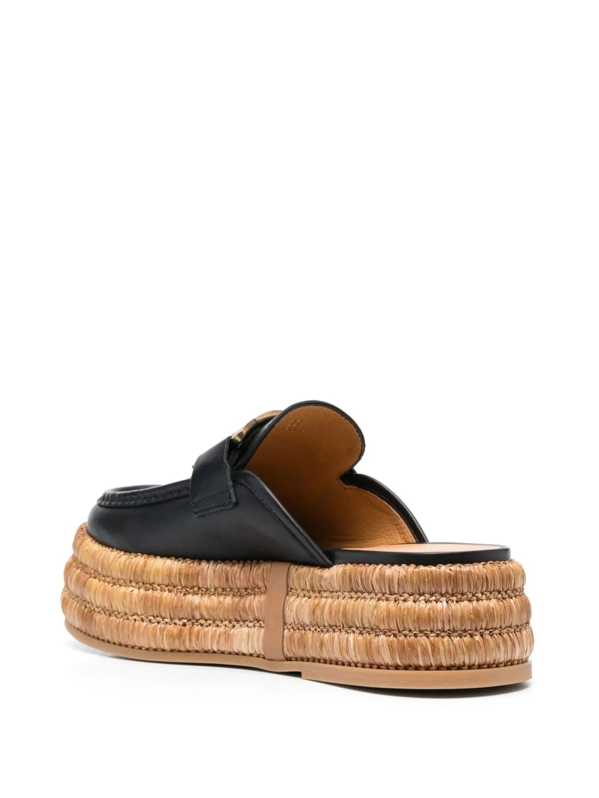 Flawless Quick resolution espadrilles leather logo-plaque