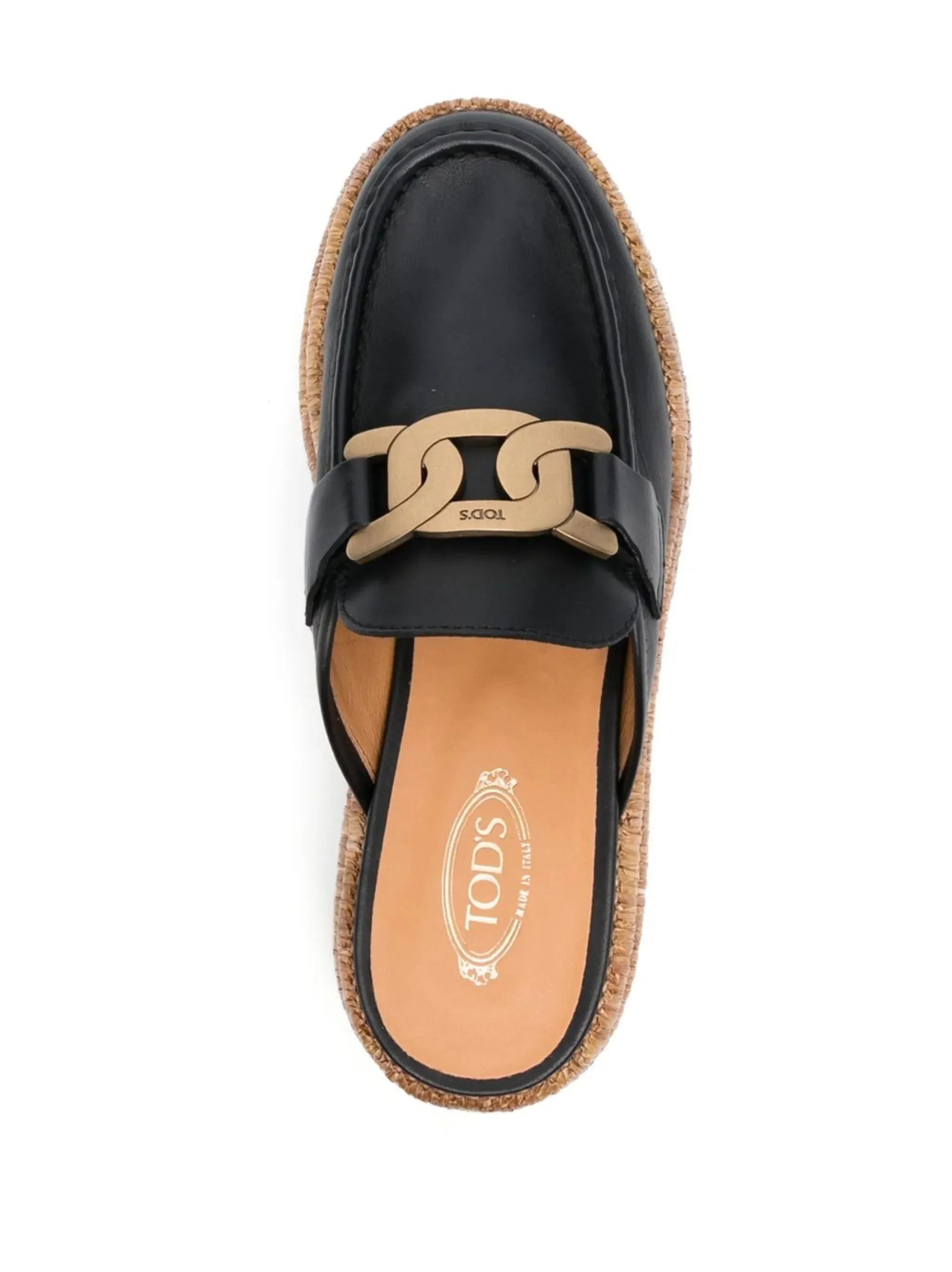 Flawless Quick resolution espadrilles leather logo-plaque