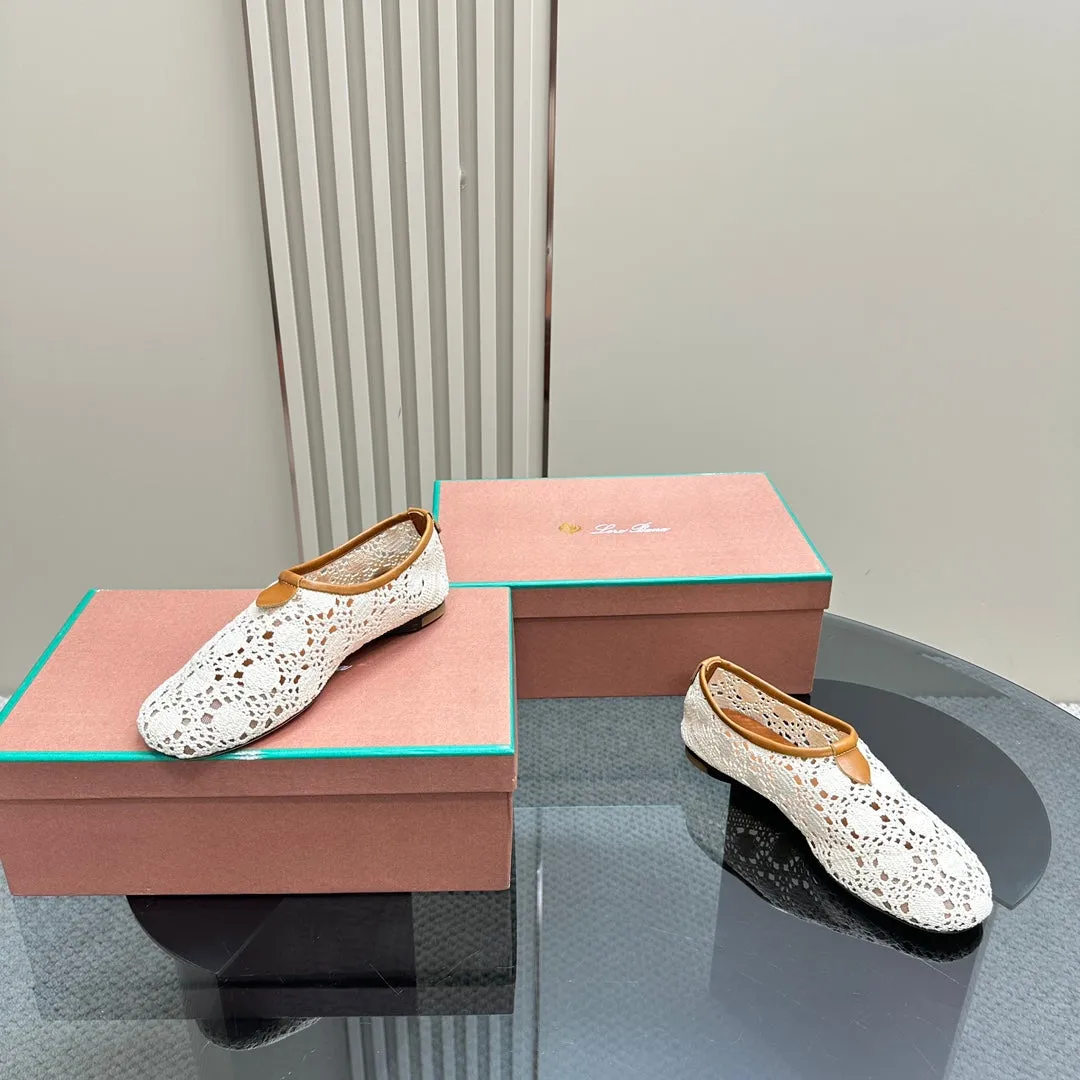floaty flat mocassin sliper white fabric