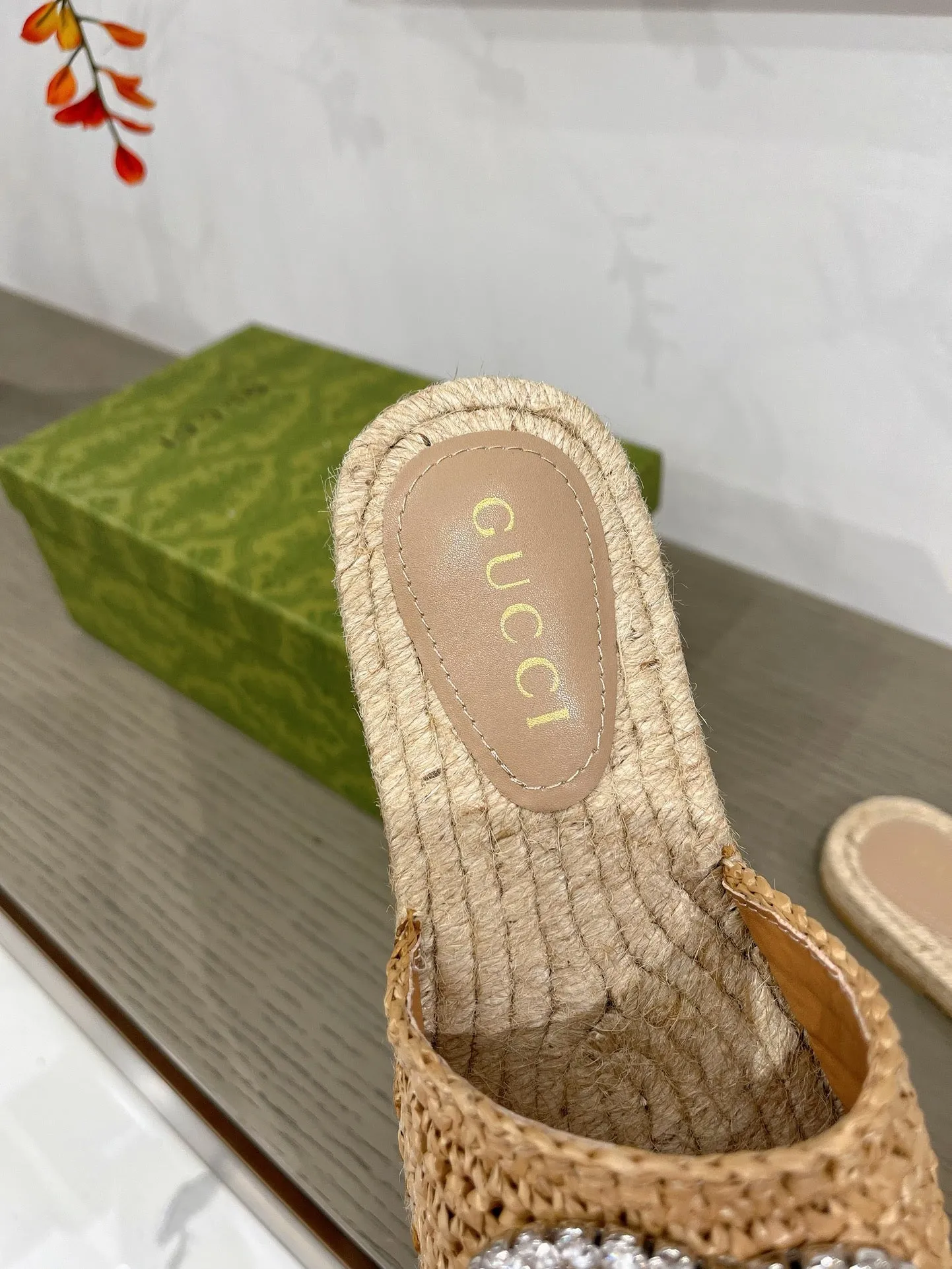 GG COPPER G ESPADRILLE FABRIC Worldwide availability Rave testimonials Gucci INTERLOCKING
