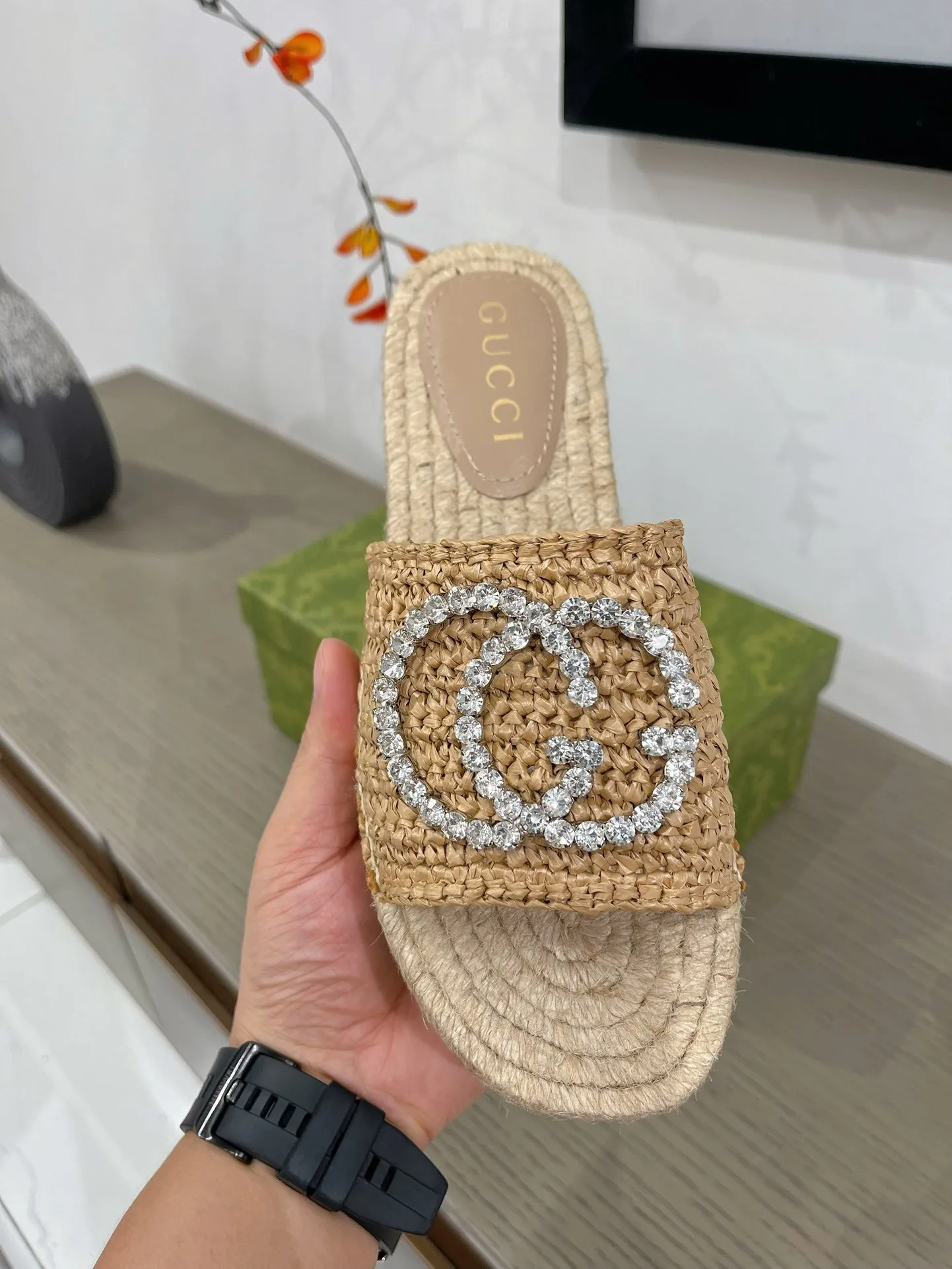 GG COPPER G ESPADRILLE FABRIC Worldwide availability Rave testimonials Gucci INTERLOCKING