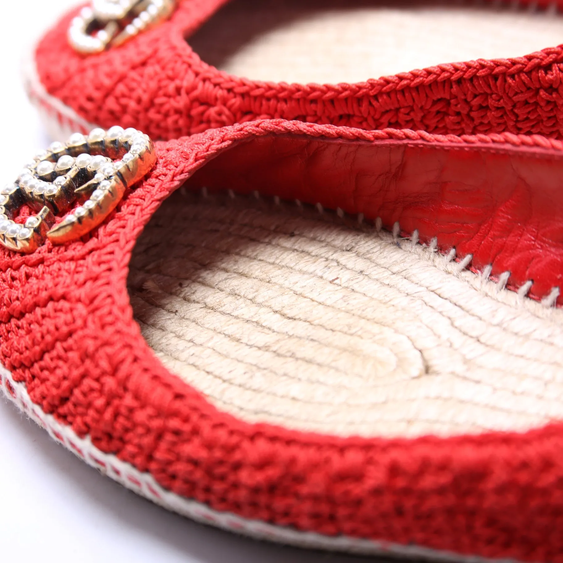 GG Pearl Espadrilles Size 37
