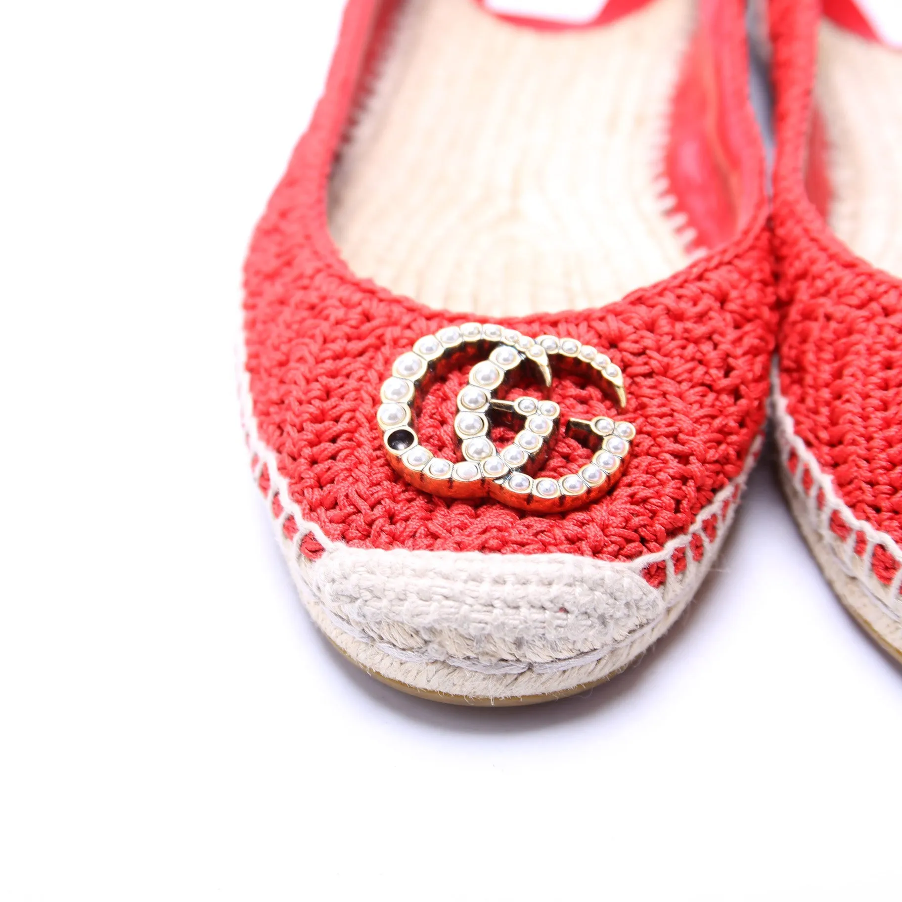 GG Pearl Espadrilles Size 37