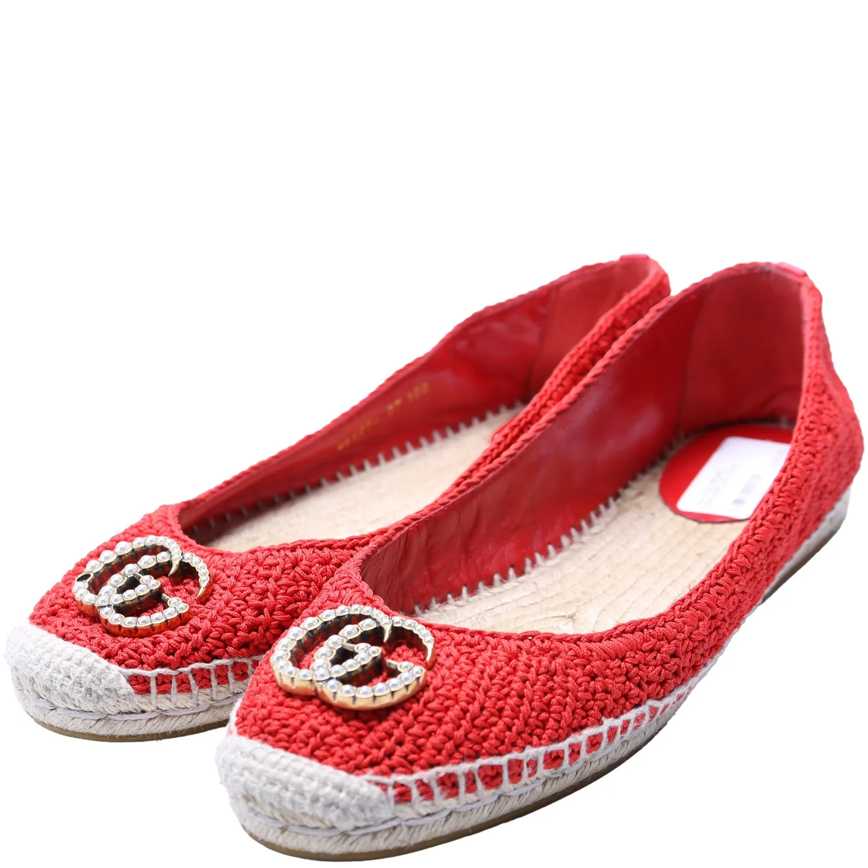 GG Pearl Espadrilles Size 37