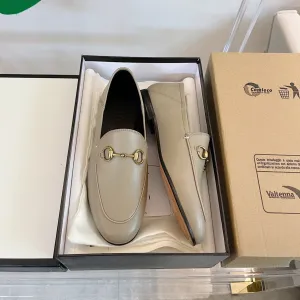 Gucci Sale ends today Trustworthy service BEIGE GG LOAFERS MULES