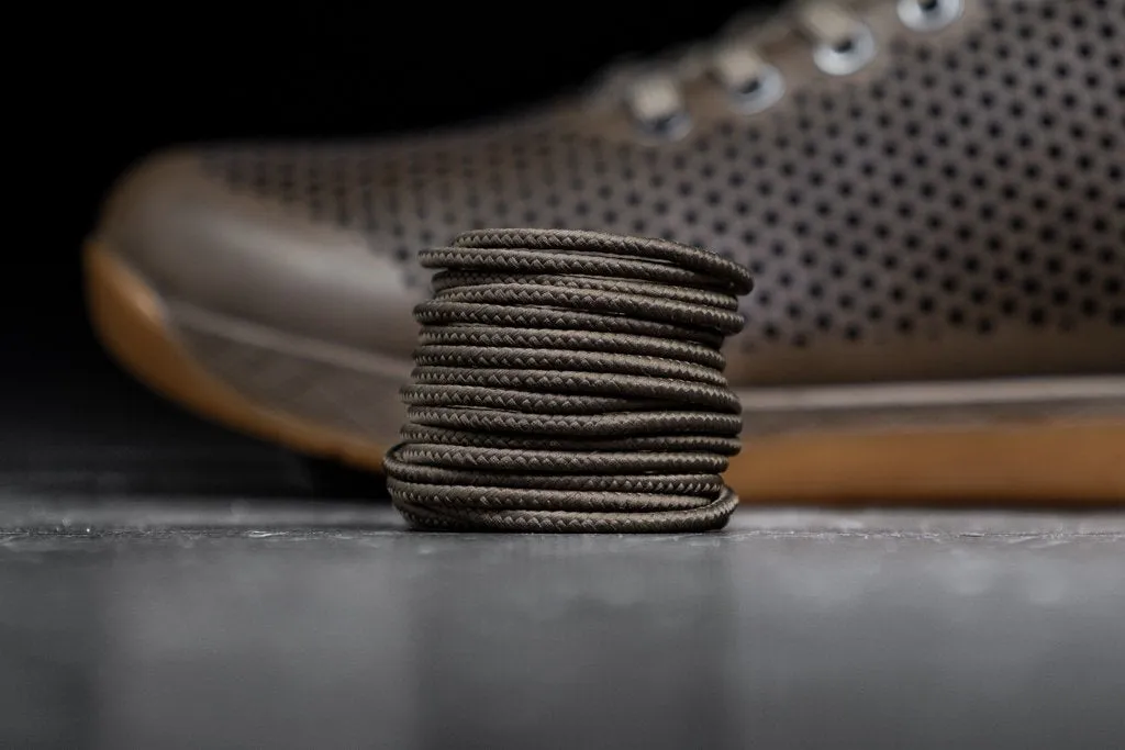 HIGH-TOP SAND LEATHER TRAINER (WOMEN'S)