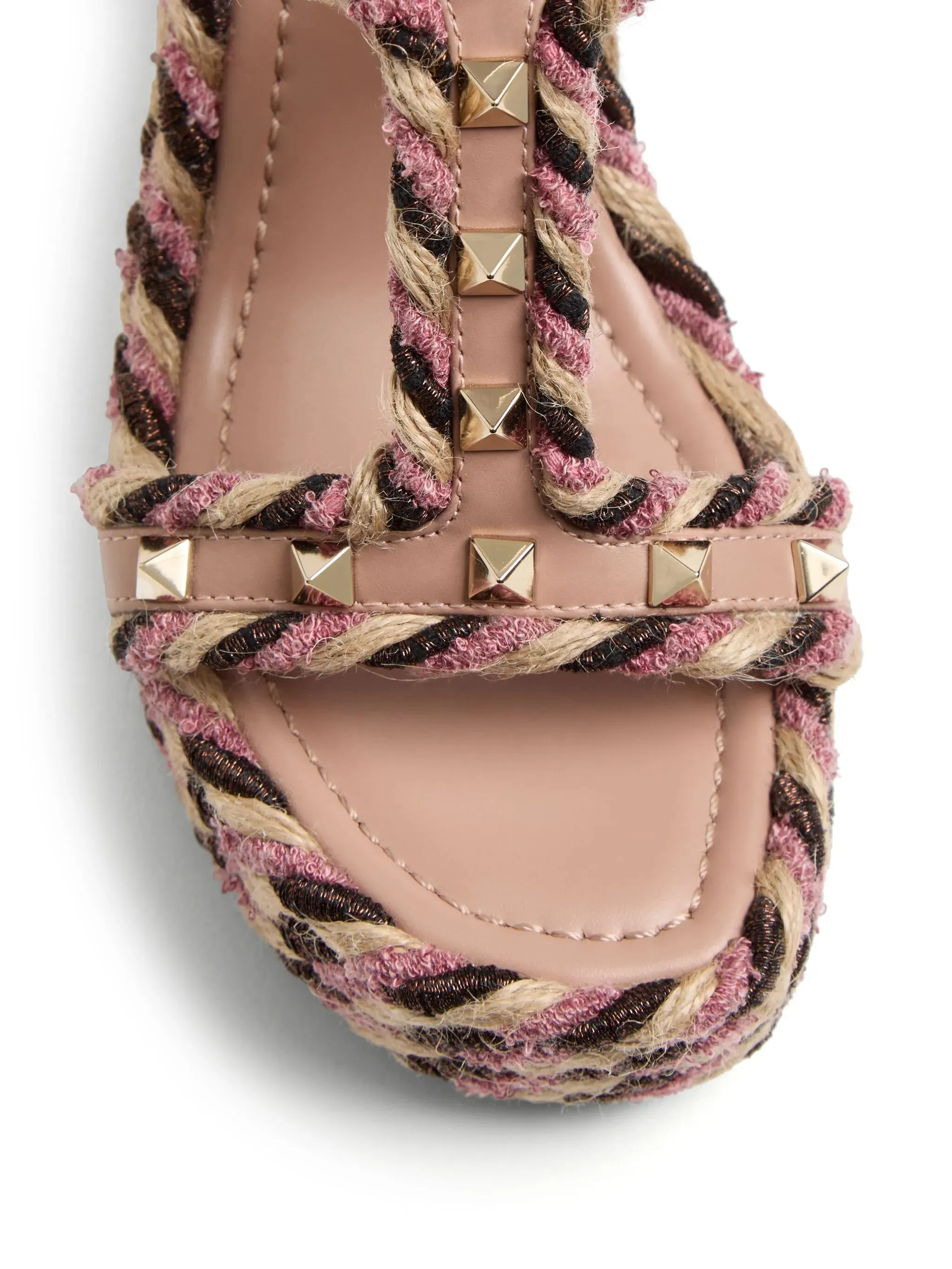 Hot bargain sandals Rockstud Limited availability wedge 90mm