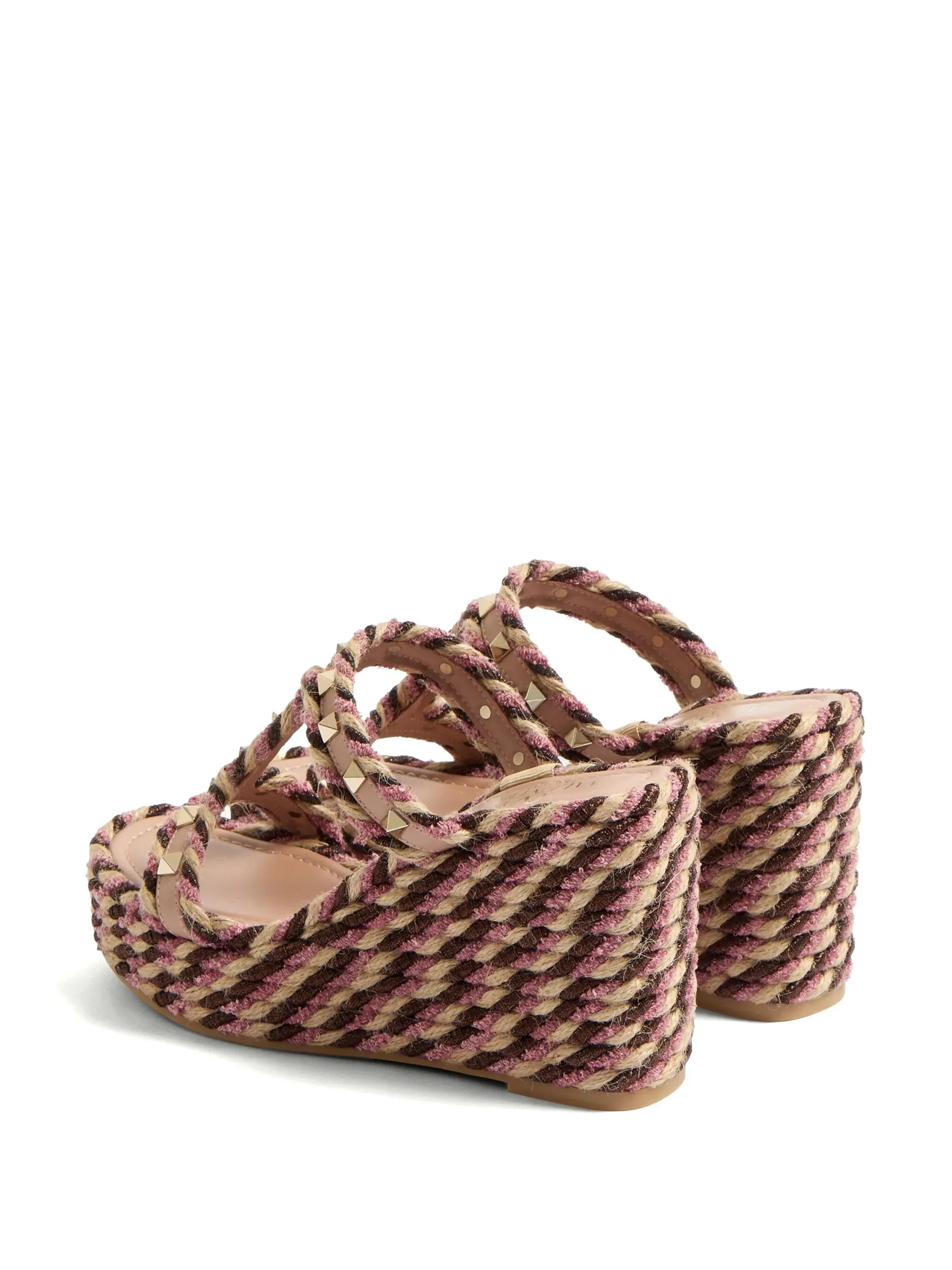 Hot bargain sandals Rockstud Limited availability wedge 90mm