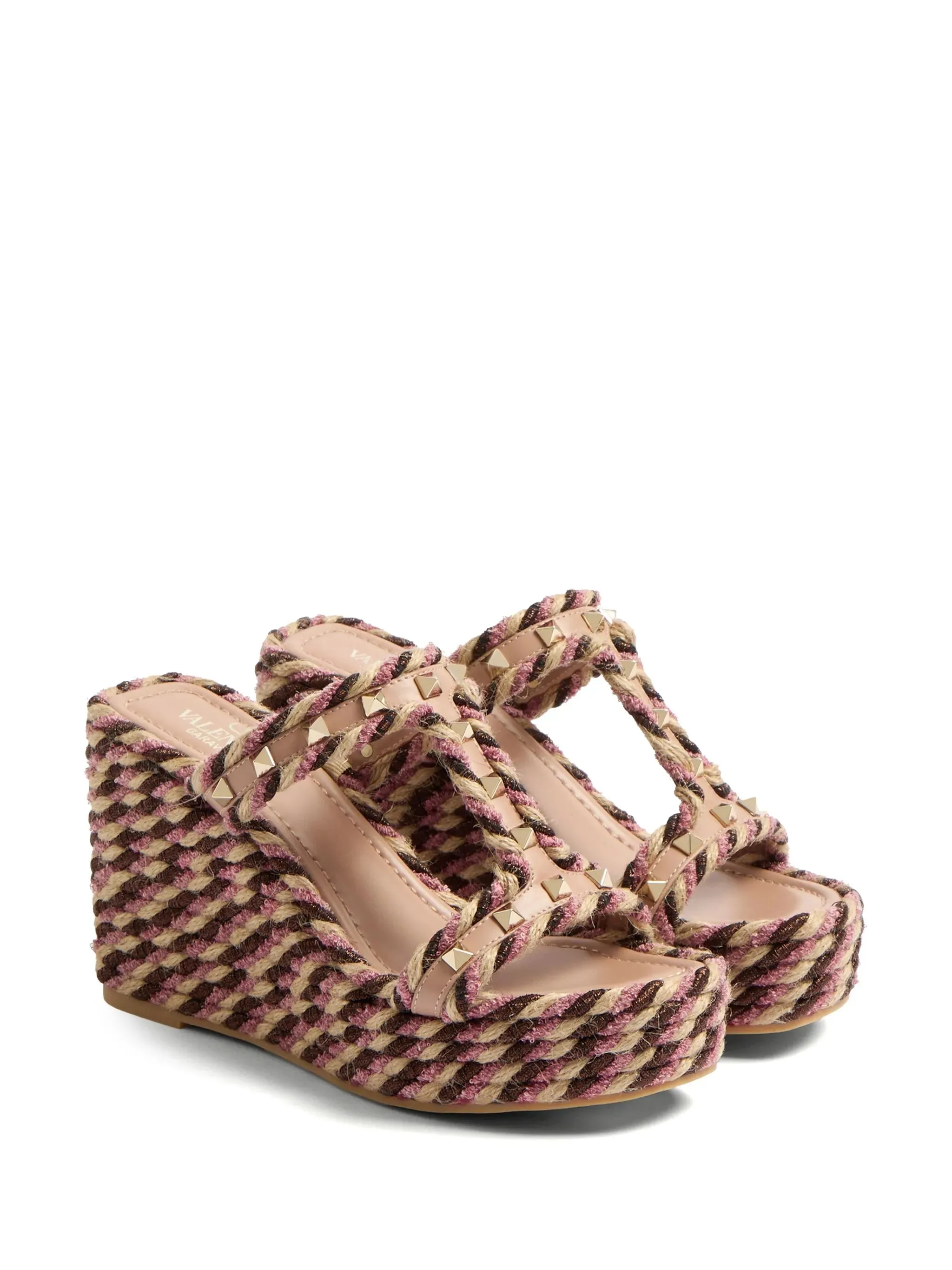 Hot bargain sandals Rockstud Limited availability wedge 90mm