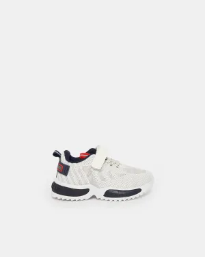 Infant Boys White Textured Trainer
