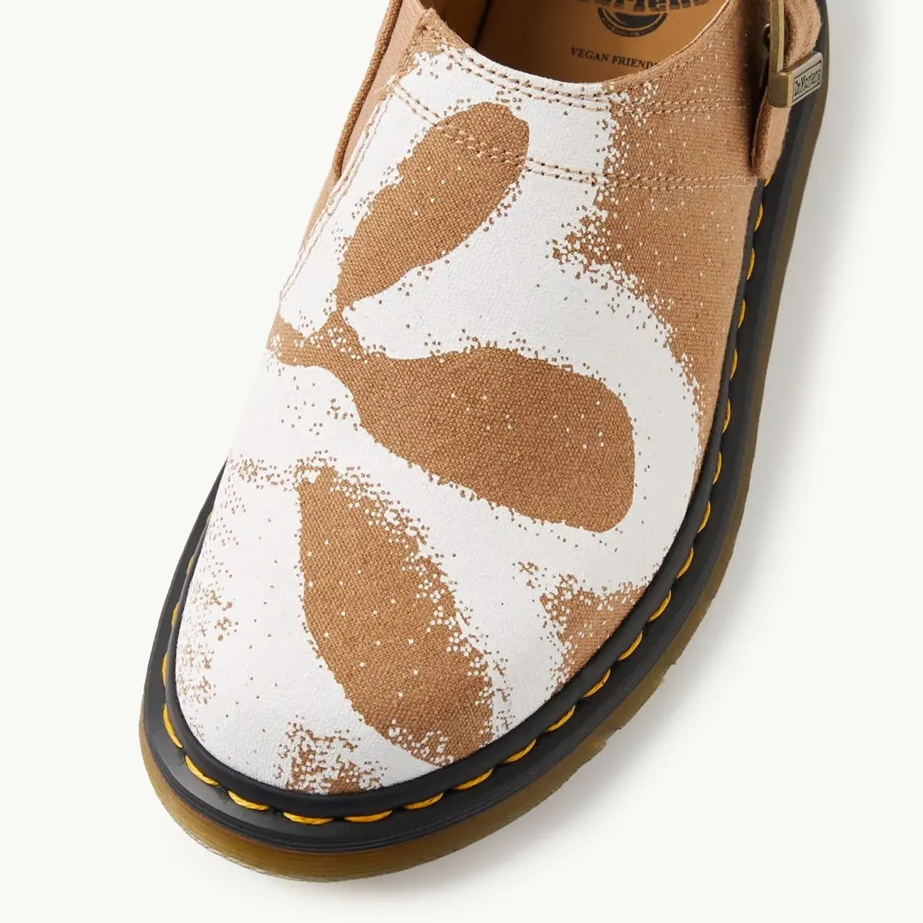 Isham Buckle Mule - Archive Floral/Hemp Canvas
