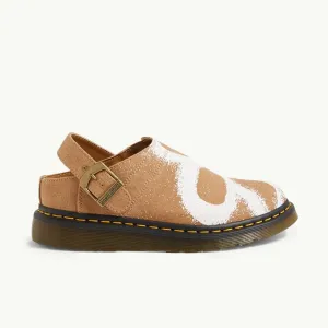 Isham Buckle Mule - Archive Floral/Hemp Canvas