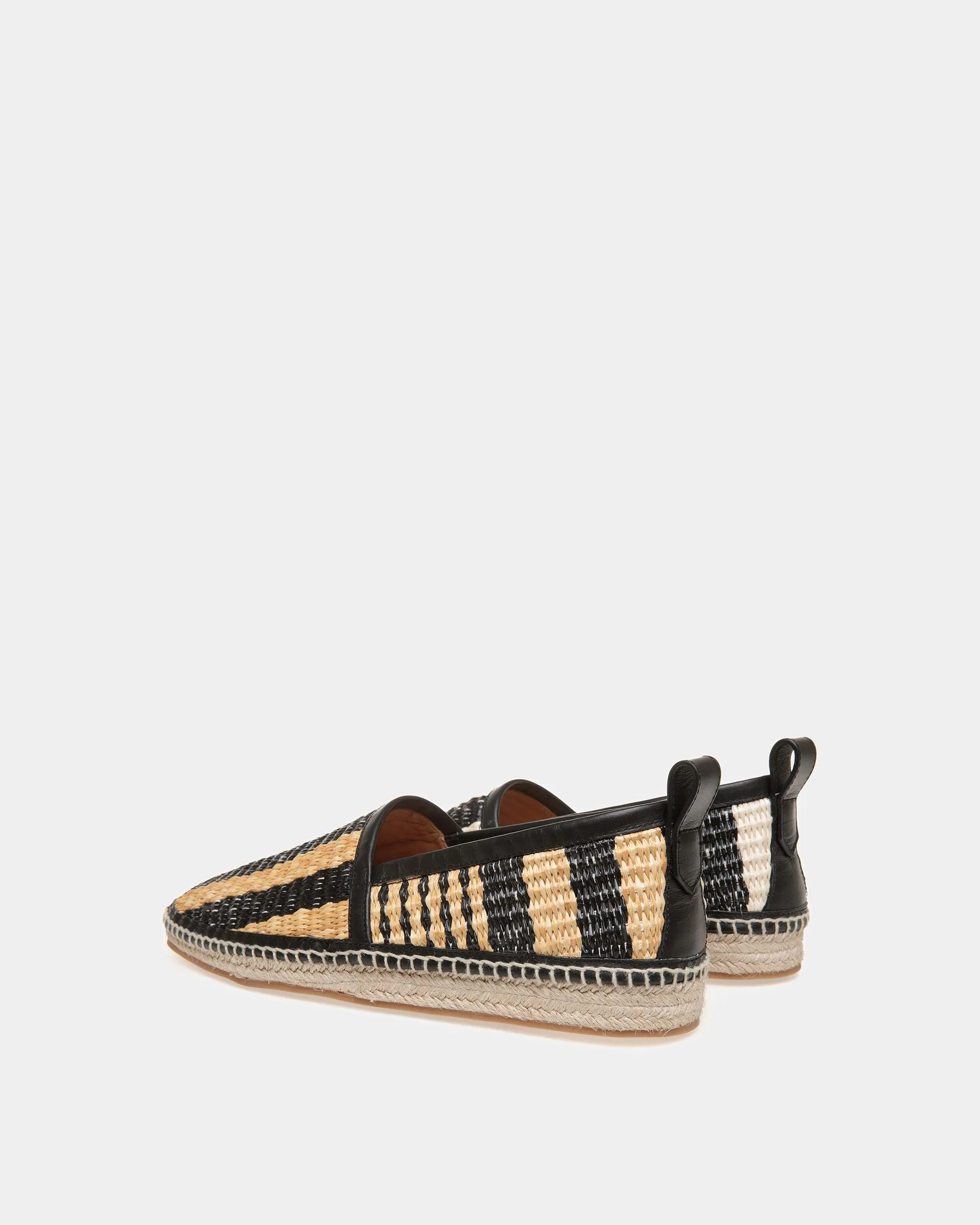 Karakas Espadrilles In Black And Bone Fabric