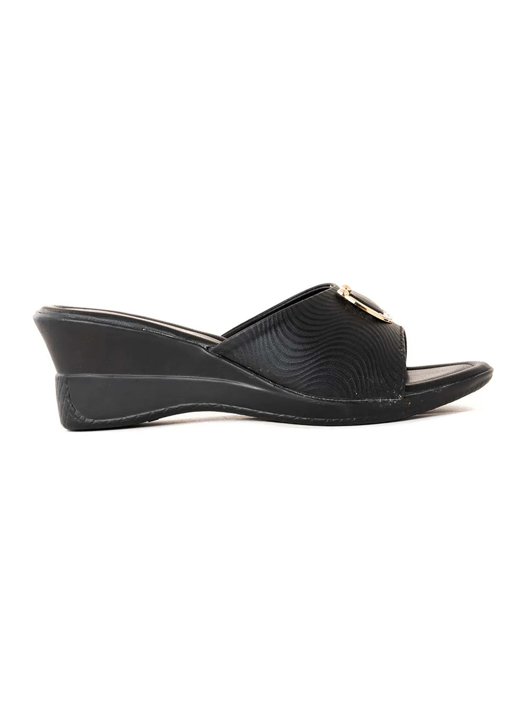 Khadim Wedge Heel Mule Slip On Sandal for Women