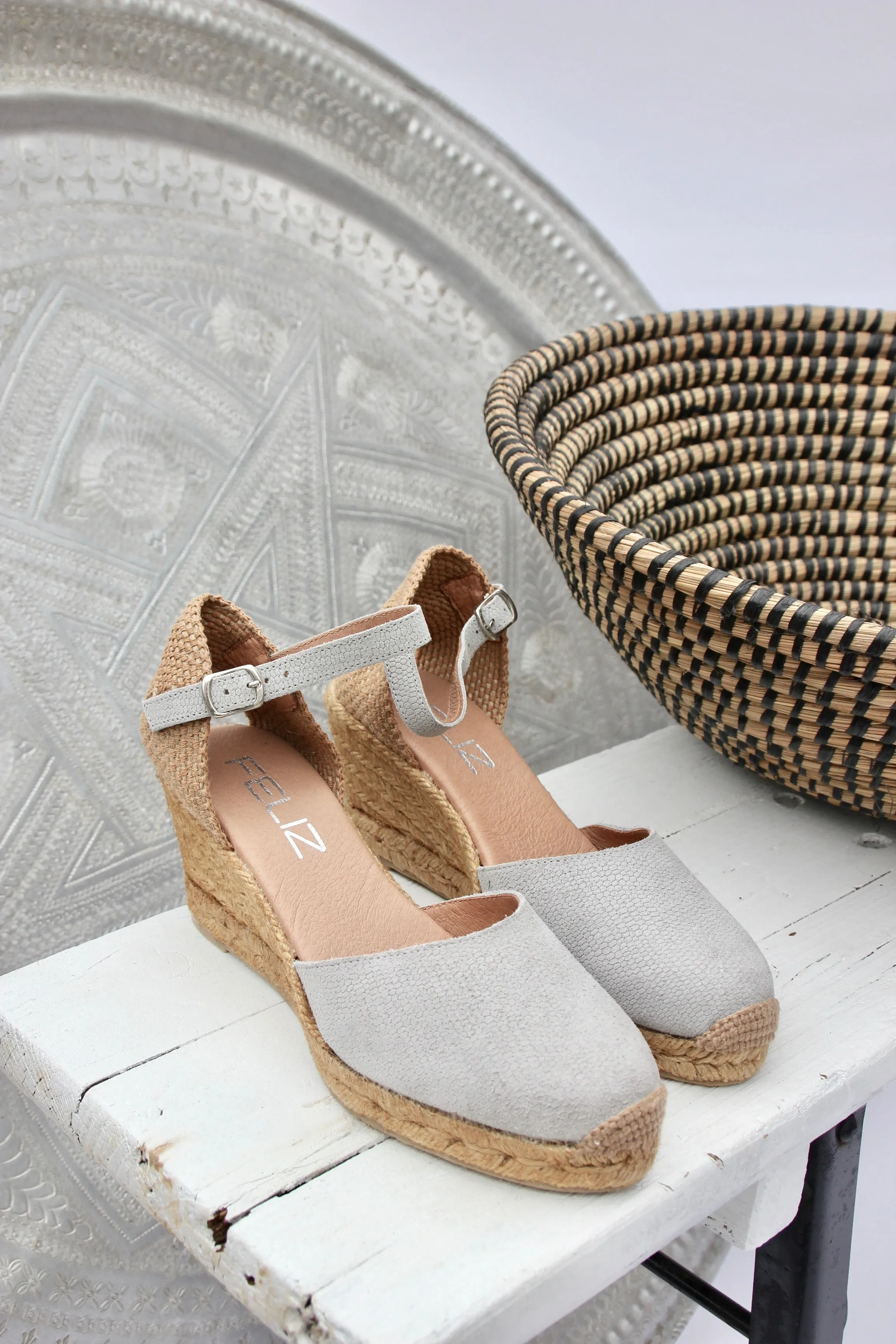 Lennie Bras espadrilles in Perla