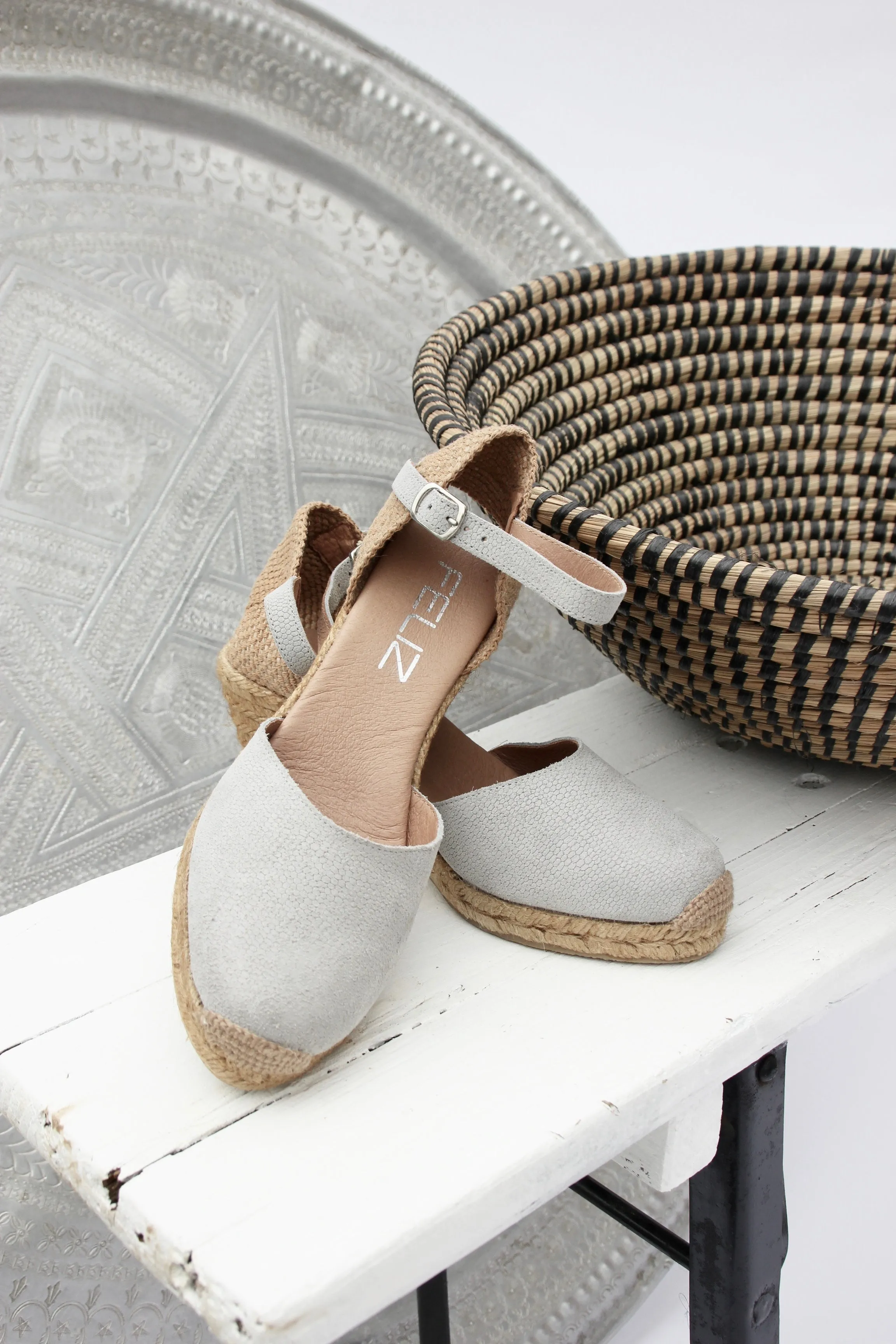 Lennie Bras espadrilles in Perla