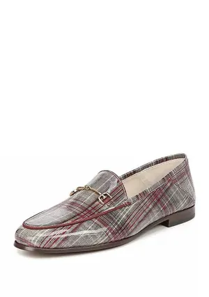 Loafers Patent Leather Red On Plaid Futuristic Slip Rounded Sam Edelman Dress Loraine Christmas sale Toe