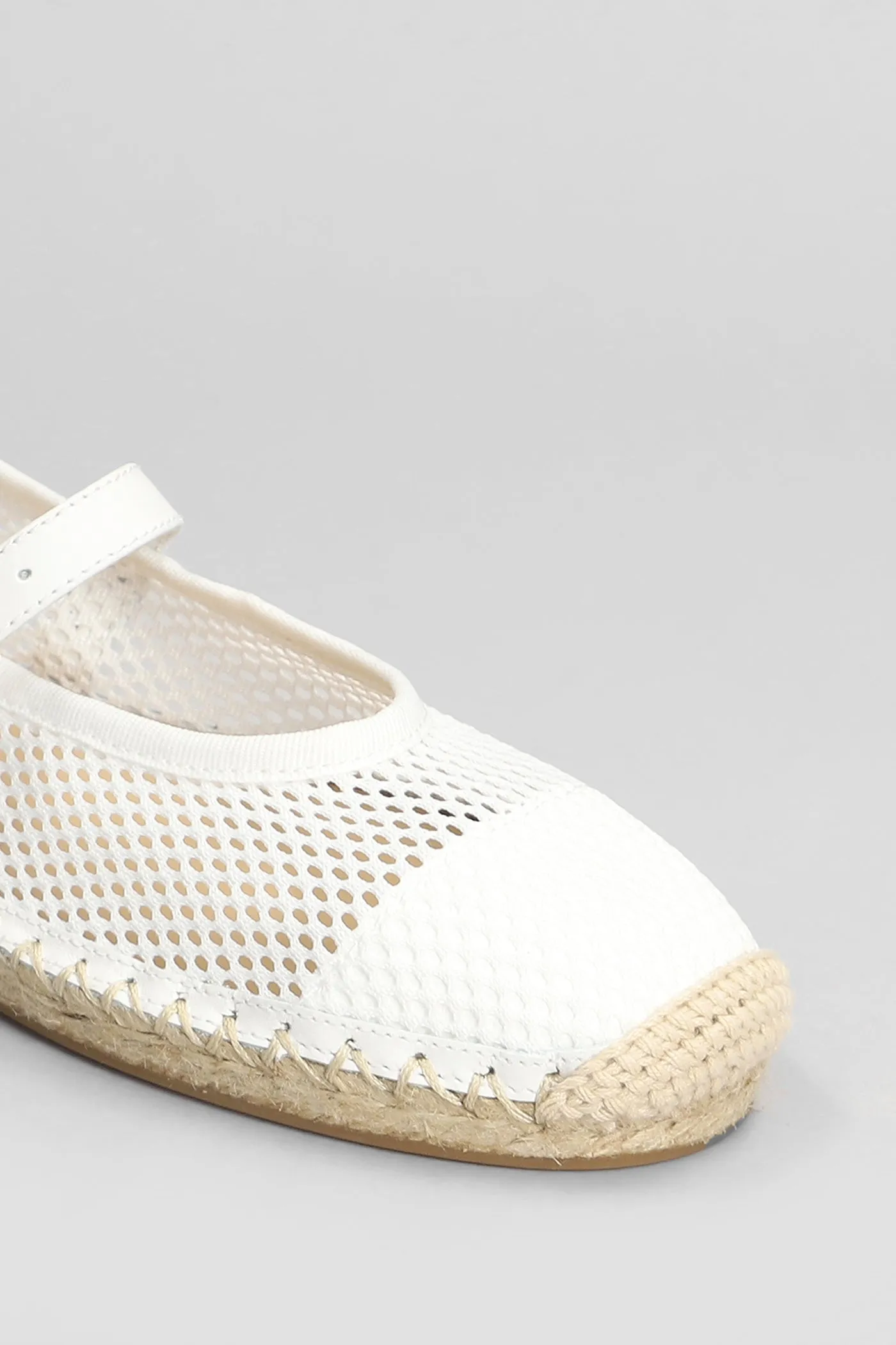 Lynn Espadrilles in white fabric