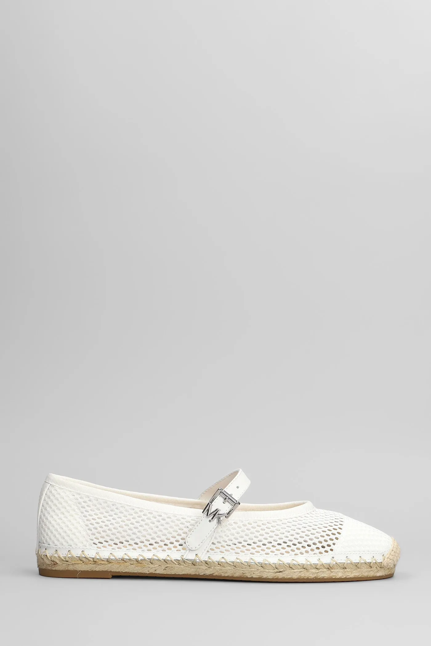Lynn Espadrilles in white fabric