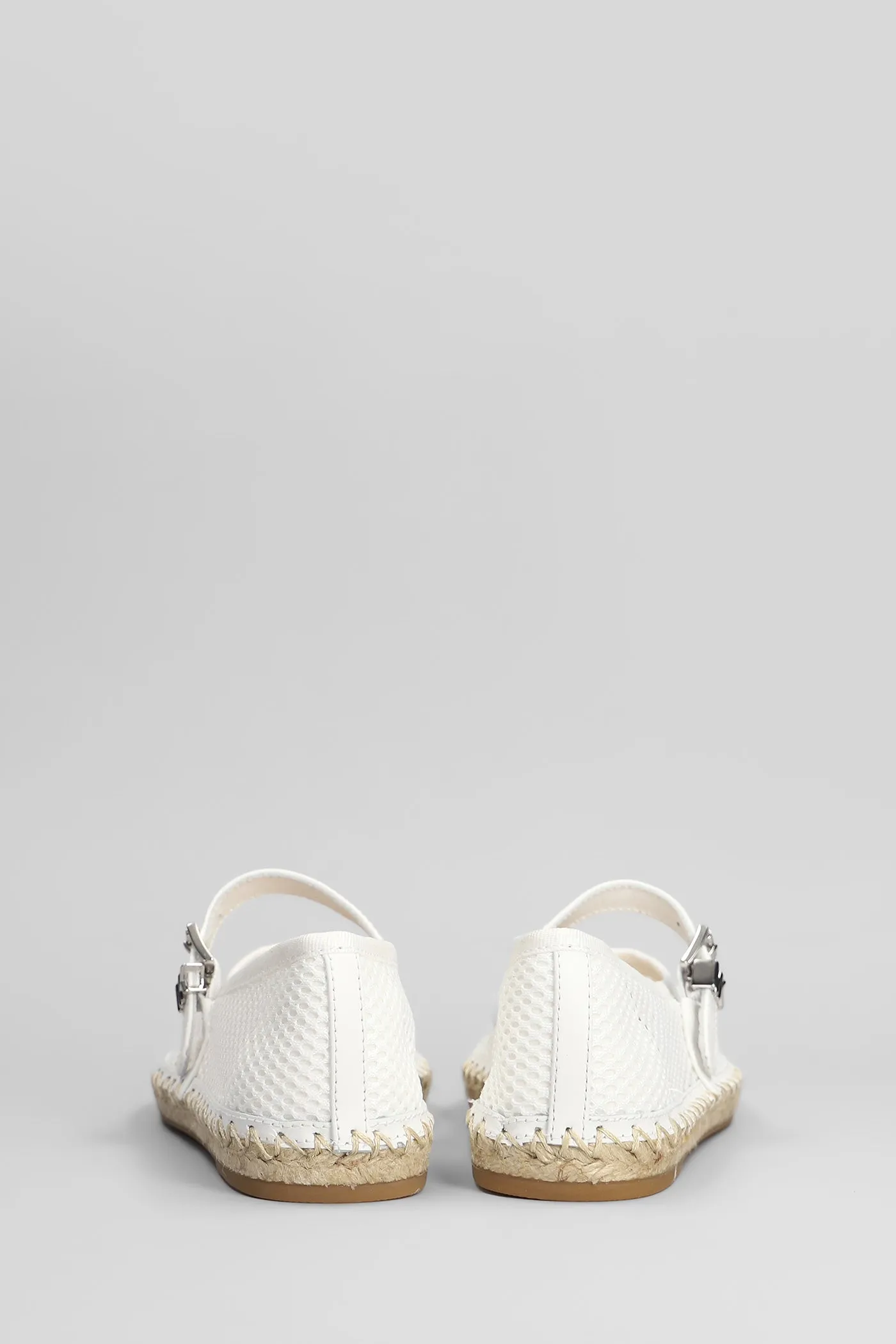 Lynn Espadrilles in white fabric